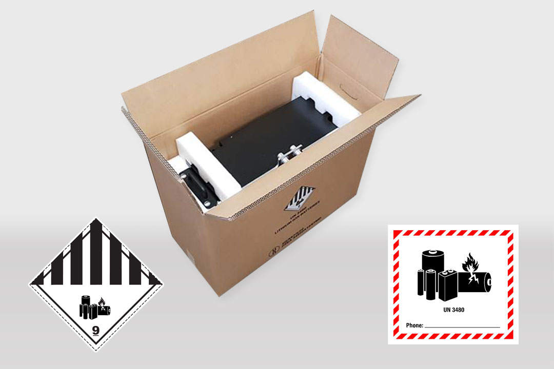 Caisses carton ONU Batteries Lithium Caisses carton ONU Batteries Lithium
