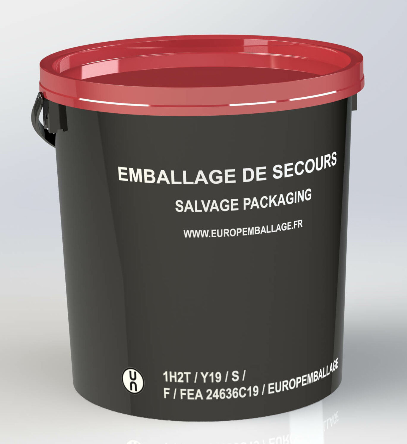 Europemballage Seau de secours DV1005 - 20 L Emballage de secours 20L - Référence DV1005